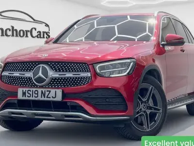 Used Mercedes GLC220 AMG line 194 HP (142 kW) 2019 Red SUV