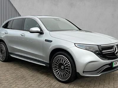 Used Mercedes EQC400 AMG Line Premium 300 kW (408 HP) 2023 Metallic paint hightech silver SUV