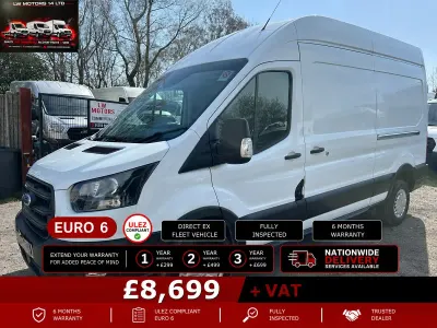 Used Ford Transit 130 HP (95 kW) 2022 White Van