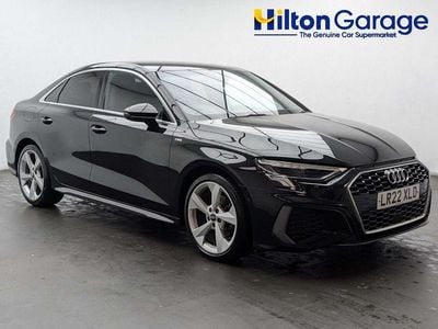 Used Audi A3 S-Line 150 HP (110 kW) 2022 Black Sedan