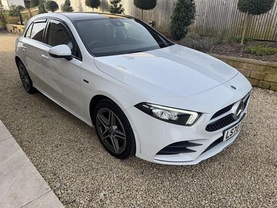 Used Mercedes A250 AMG line 2020 White Hatchback