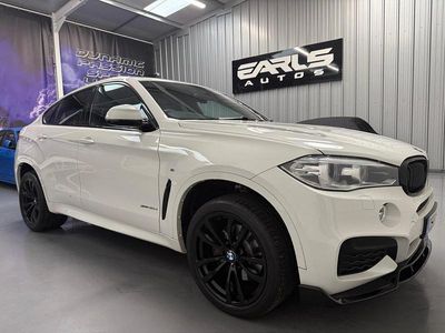 White Used 2016 BMW X6 M Sport SUV | £20,500 (Fair price)