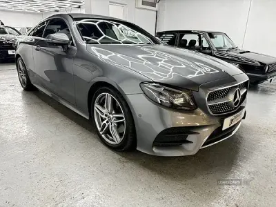 Used Mercedes E220 AMG line 194 HP (142 kW) 2019 Grey Coupe