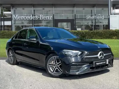 Used Mercedes C200 AMG line 200 HP (147 kW) 2025 Black Sedan