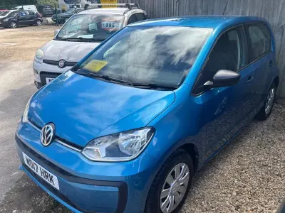 Used VW up! take up! 60 HP (44 kW) 2017 Blue Hatchback