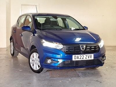 Używany Dacia Sandero Comfort 91 KM (66 kW) 2022 Niebieski Hatchback