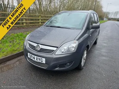 Used Vauxhall Zafira Design Edition 110 HP (80 kW) 2014 Grey MPV