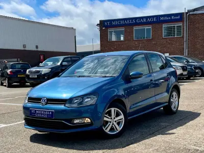 Used VW Polo Match 2016 Blue Hatchback