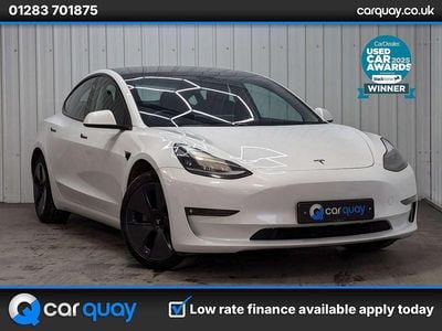 Used Tesla Model 3 Long Range AWD 77 kW (106 HP) 2021 White Sedan