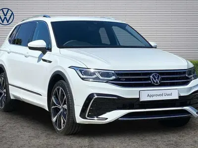 Used VW Tiguan Allspace R-line 190 HP (139 kW) 2022 White SUV