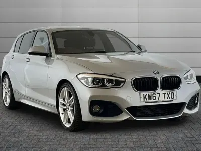 Used BMW 118 M Sport 148 HP (108 kW) 2017 Glacier silver Hatchback