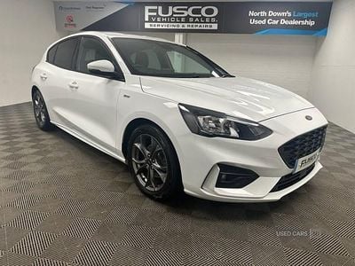 White Used 2021 Ford Focus ST-Line Hatchback | £11,450 (Fair price)