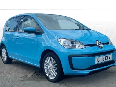 Used VW up! move up! 60 HP (44 kW) 2018 Blue Hatchback