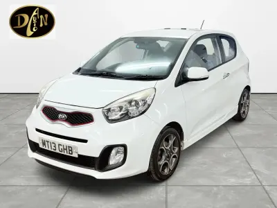 Used Kia Picanto 85 HP (62 kW) 2013 White Hatchback