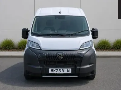 New Peugeot Boxer S 138 HP (101 kW) 2026 White Van