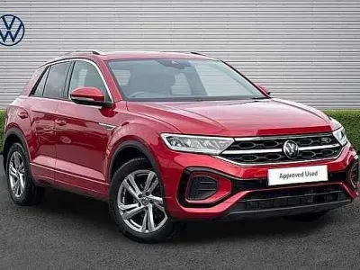 Usado VW T-Roc R-line 150 HP (110 kW) 2022 Vermelho SUV