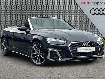 Used Audi A5 Cabriolet S-Line 204 HP (150 kW) 2022 Black Cabriolet