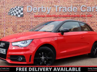 Usado Audi A1 S-Line 2013 Rojo Utilitario