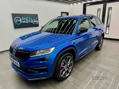 Used Skoda Kodiaq vRS 239 HP (175 kW) 2019 Blue SUV