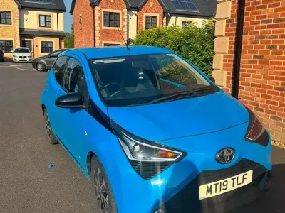 Used Toyota Aygo Trend 72 HP (52 kW) 2019 Blue Hatchback