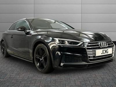 Used Audi A5 S-Line 147 HP (108 kW) 2018 Black Coupe