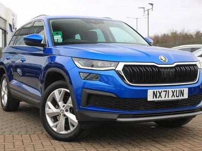 Used Skoda Kodiaq SE 150 HP (110 kW) 2021 Blue SUV