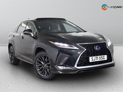 Black Used 2021 Lexus RX450h Sport Line SUV | £35,975 (Expensive)