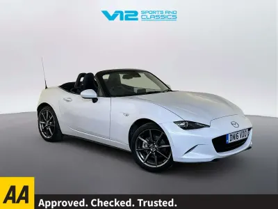 Used Mazda MX5 Inclusive 160 HP (117 kW) 2016 White Cabriolet