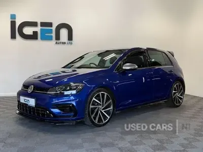 Usado VW Golf VII R 300 HP (220 kW) 2019 Azul Citadino