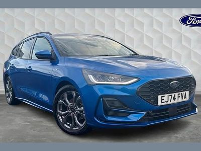 Blue Used 2024 Ford Focus ST-Line Estate | £18,250 (Fair price)