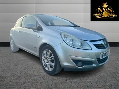 Used Vauxhall Corsa Design Edition 2008 Silver Hatchback