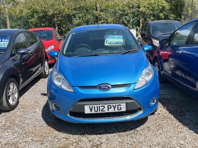 Used Ford Fiesta Zetec 2012 Blue Hatchback