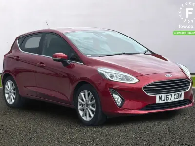 Used Ford Fiesta Titanium 2017 Red Hatchback