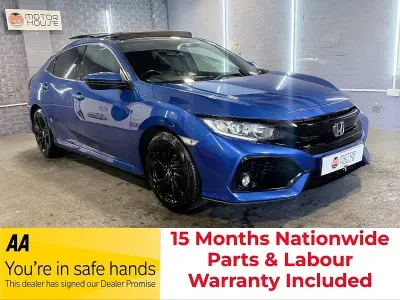 Używany Honda Civic EX 120 KM (88 kW) 2018 Niebieski Hatchback