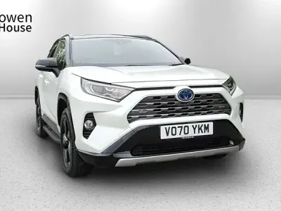 Used Toyota RAV4 Hybrid 222 HP (163 kW) 2020 White/black SUV