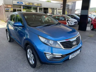 Used Kia Sportage 115 HP (84 kW) 2013 Blue SUV