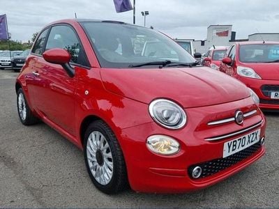 Used Fiat 500 Lounge 70 HP (51 kW) 2020 Red Hatchback