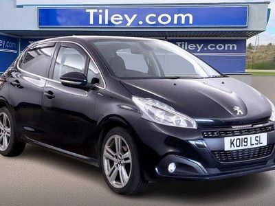 Used Peugeot 208 GT-line 2019 Black Hatchback