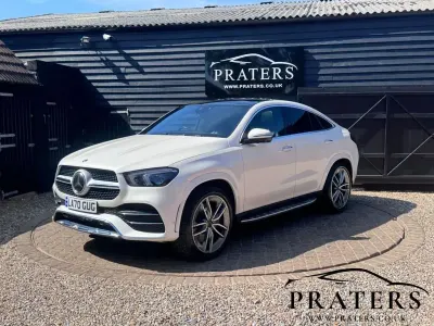 Käytetty Mercedes GLE400 AMG line 2021 Valkoinen Coupe - kaksiovinen