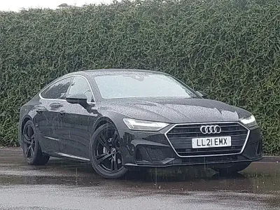 Used Audi A7 S-Line 204 HP (150 kW) 2021 Black Sedan