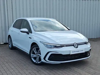 Used VW Golf VIII R-line 130 HP (95 kW) 2023 White Hatchback