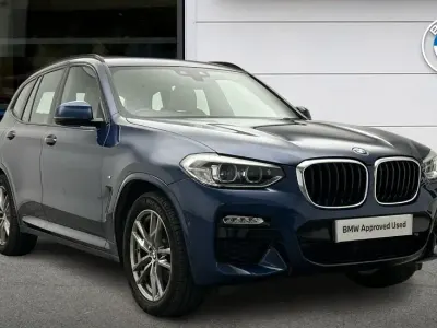 Used BMW X3 M Sport 187 HP (137 kW) 2018 Blue SUV