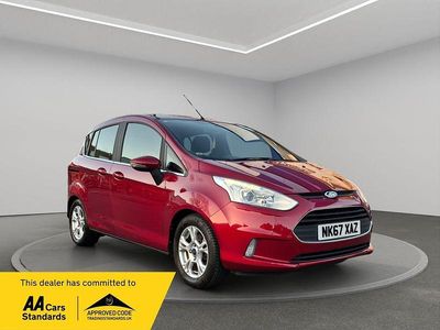Used Ford B-MAX Zetec 100 HP (73 kW) 2017 Red MPV