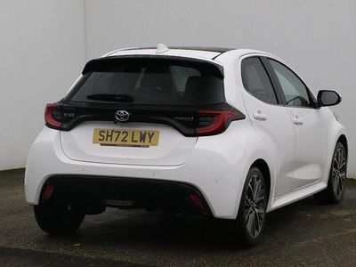 Used Toyota Yaris Hybrid 2022 White Hatchback