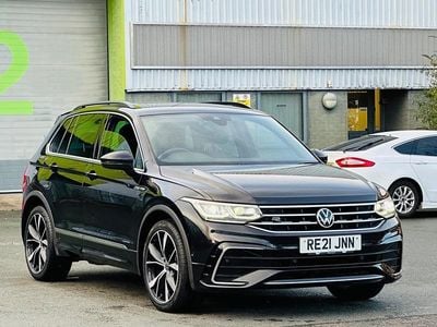 Black Used 2021 VW Tiguan R-line SUV | £17,990 (Fair price)