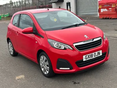 Używany Peugeot 108 Active 72 KM (52 kW) 2018 Czerwony Hatchback