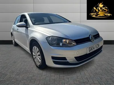 Used VW Golf VII S 103 HP (75 kW) 2014 Silver Hatchback