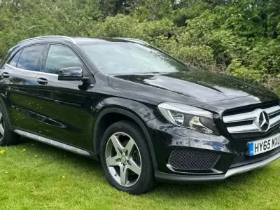 Used Mercedes GLA220 AMG line 170 HP (125 kW) 2015 Black SUV