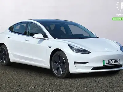Used Tesla Model 3 Long Range AWD 258 kW (351 HP) 2019 White Sedan