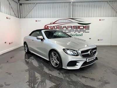 Used Mercedes E220 AMG line 194 HP (142 kW) 2019 Silver Cabriolet